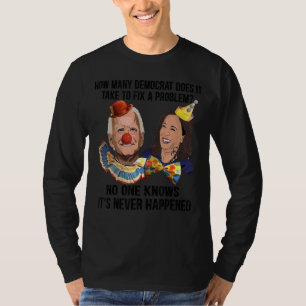 Hoeveel democraten hebben het nodig om een problee t-shirt