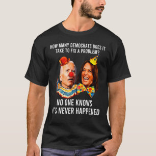 Hoeveel democraten hebben het nodig om een problee t-shirt