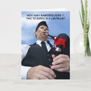 Hoeveel doedelzakspelers zijn er nodig... kaart