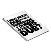 Hoeveel Dubstep? Notitieboek (Rechterzijde)