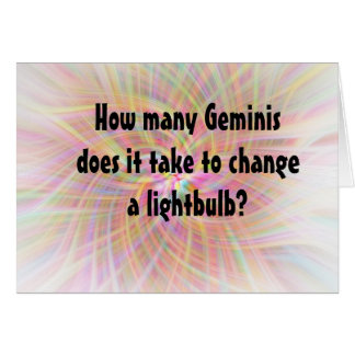 Hoeveel Geminis heeft het nodig om...