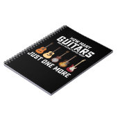 Hoeveel gitaren heeft een gitarist nodig Alleen no Notitieboek (Linkerzijde)