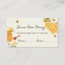 Hoeveel honingraten baby shower game