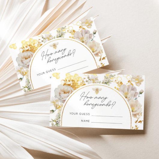 Hoeveel honingraten zitten er in de pot? informatiekaartje