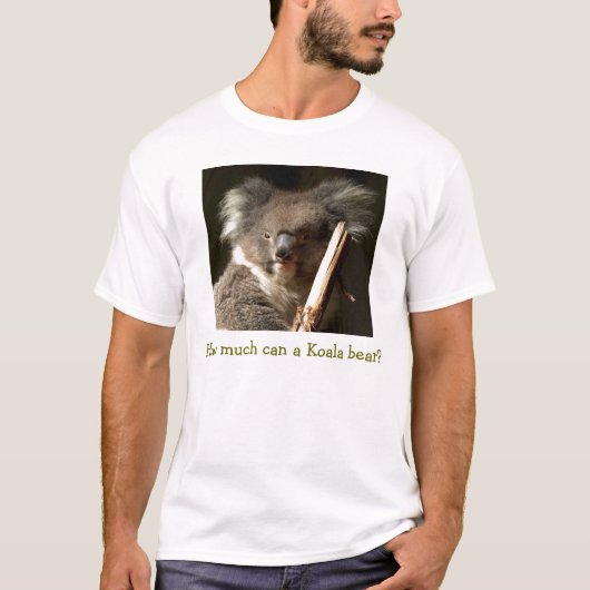 Hoeveel kan een Koala-beer? T-shirt (Voorkant)