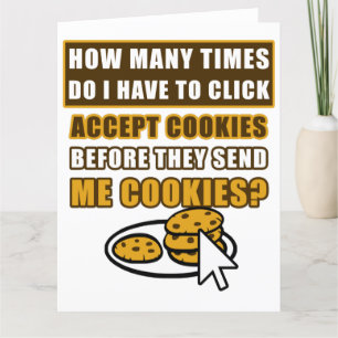 Hoeveel keer moet ik klikken keurt koekjes goed  bedankkaart