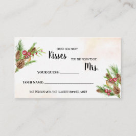 Hoeveel Kisses voor Mrs. Plaatskaartje