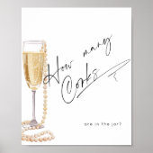 Hoeveel kurken zitten er in het minimalistische ja poster (Voorkant)