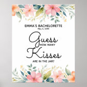 hoeveel kusjes zitten er in de pot douche spel poster (Voorkant)