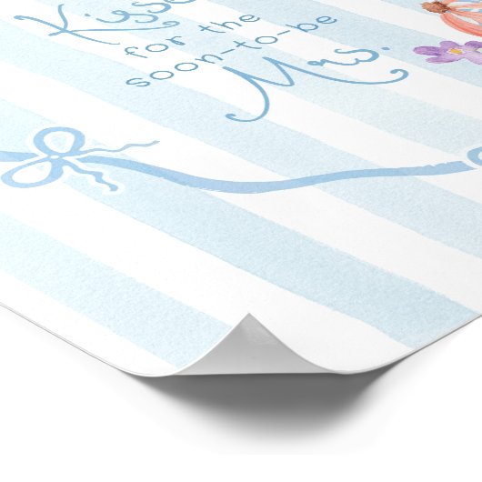 Hoeveel kussen Whimsical vrijgezellenfeest Poster (Hoek)