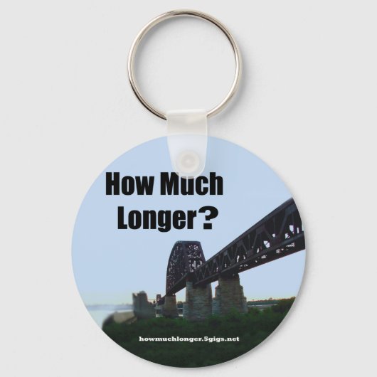 "Hoeveel langer?" SLEUTELHANGER - 2 (Voorkant)