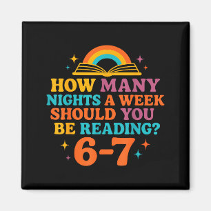 Hoeveel nachten per week moet je 67 Me lezen Magneet