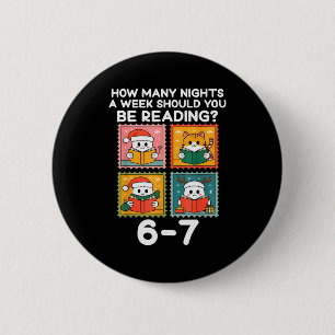 Hoeveel nachten per week moet je 67 Me lezen Ronde Button 5,7 Cm
