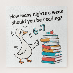 Hoeveel nachten per week moet je 6-7 lezen legpuzzel