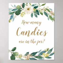 Hoeveel Snoepjes zijn er in de pot? Spelteken Poster