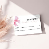 Hoeveel strikken zijn er in het jar vrijgezellenfe informatiekaartje