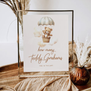 Hoeveel teddy grahams zitten er in de pot poster