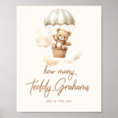 Hoeveel teddygrammen zitten er in de pot? poster (Voorkant)