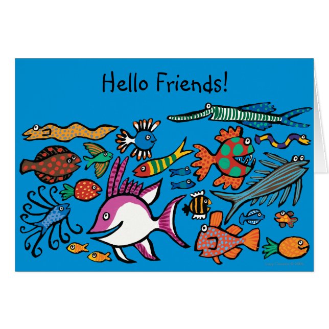 Hoeveel verschillende vissen kun je zien? (Voorkant Horizontaal)