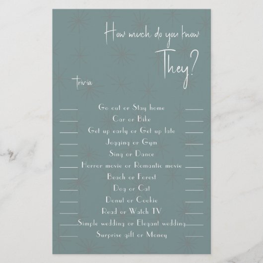 Hoeveel weet je? flyer (Voorkant)