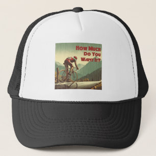 Hoeveel wil je het fietsen trucker pet