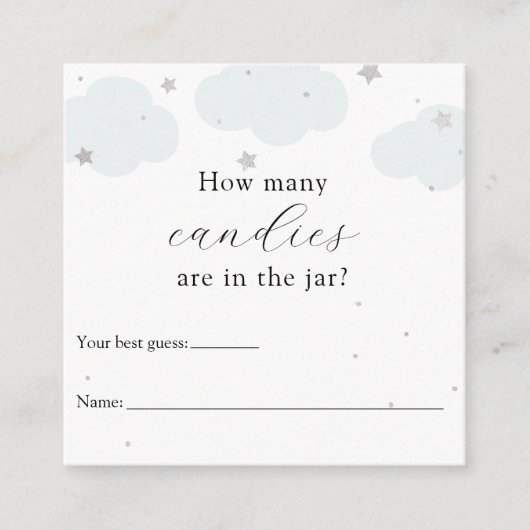 Hoeveel zitten er in de pot Shower Game Enclosure Informatiekaartje (Voorkant)