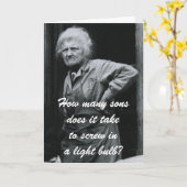 Hoeveel zonen? kaart (Gele Bloem)