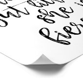 Hoewel ze maar klein is, is ze een goed Poster (Hoek)