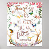 Hoewel ze maar klein is, is ze fel houten print (Voorkant)