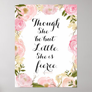 Hoewel ze maar klein is, is ze wel bruisende nestk poster