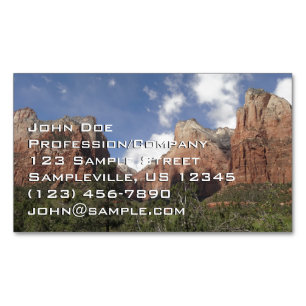 Hof van de Aartsvaders II in Zion National Park Magnetisch Visitekaartje