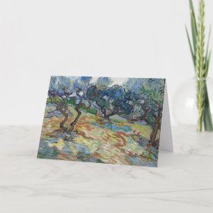 Hof van Gethsemane, Olijfberg door van Gogh Kaart