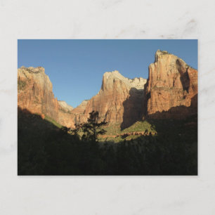 Hof van Patriarchen I in het Nationaal Park Zion Briefkaart