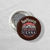 Hofburg in cirkels ronde button 3,2 cm