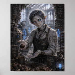Hoffelijkheid / Chocolade Maker / Chocoladefabriek Poster