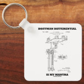 Hoffman Differential is mijn mantra US Patent Desi Sleutelhanger (Voorkant)