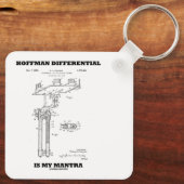 Hoffman Differential is mijn mantra US Patent Desi Sleutelhanger (Achterkant)