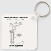 Hoffman Differential is mijn mantra US Patent Desi Sleutelhanger (Achterkant)