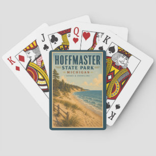 Hoffmaster State Park Michigan Illustratie Reizen Pokerkaarten