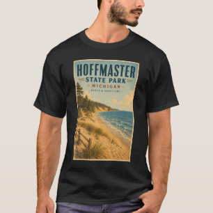 Hoffmaster State Park Michigan Illustratie Reizen T-shirt