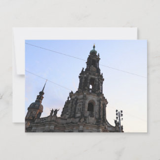 Hofkirche (Dresden Cathedral) at Schlossplatz Briefkaart