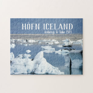 Höfn IJsland Icebergs & Lake Blue Ice Glacier Legpuzzel