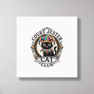 Hofnar Kat Grappige Kat Liefhebber Ontwerp - Hofna Canvas Afdruk