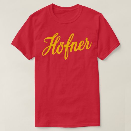 Hofner 1 t-shirt (Design voorkant)