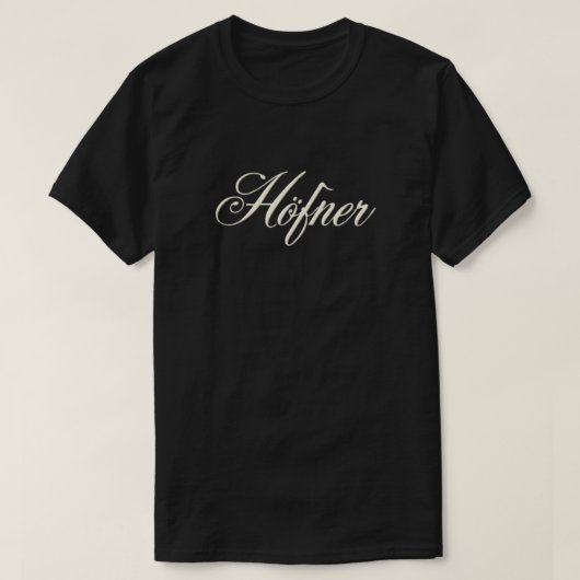  Hofner Essential T-shirt (Design voorkant)