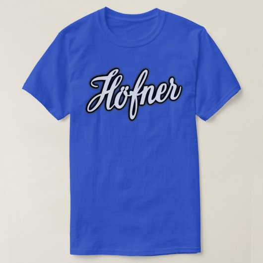 Hofner White T-shirt (Design voorkant)