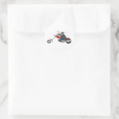 Hog Biker Ronde Sticker (Tas)