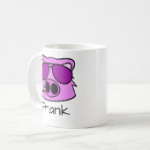 Hog Doodle Face Personnalisé Café Mug (Devant gauche)