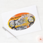 HOG HEAVEN HELMET STICKERS PKG 4 (Enveloppe)