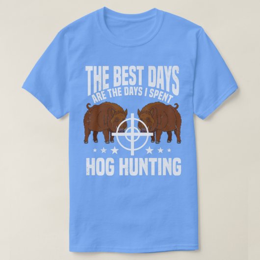 Hog Huntin Boar Pig Hunter Premier T-shirt (Design voorkant)